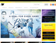 Tablet Screenshot of bisoninc.com